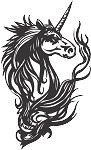 Unicorn Decal 34